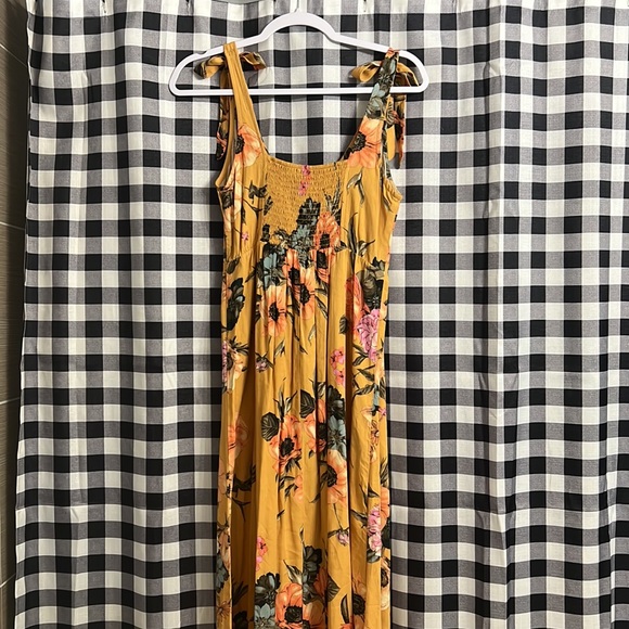 Perfect Floral Flowy Bow Tie Shoulder Maxi Dress - Picture 10 of 15